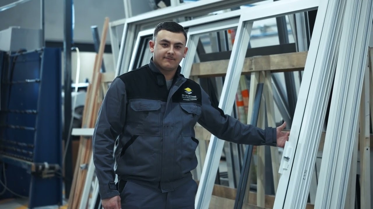 Clip métier : Je me forme en Menuiserie Aluminium Verre à BTP CFA OCCITANIE