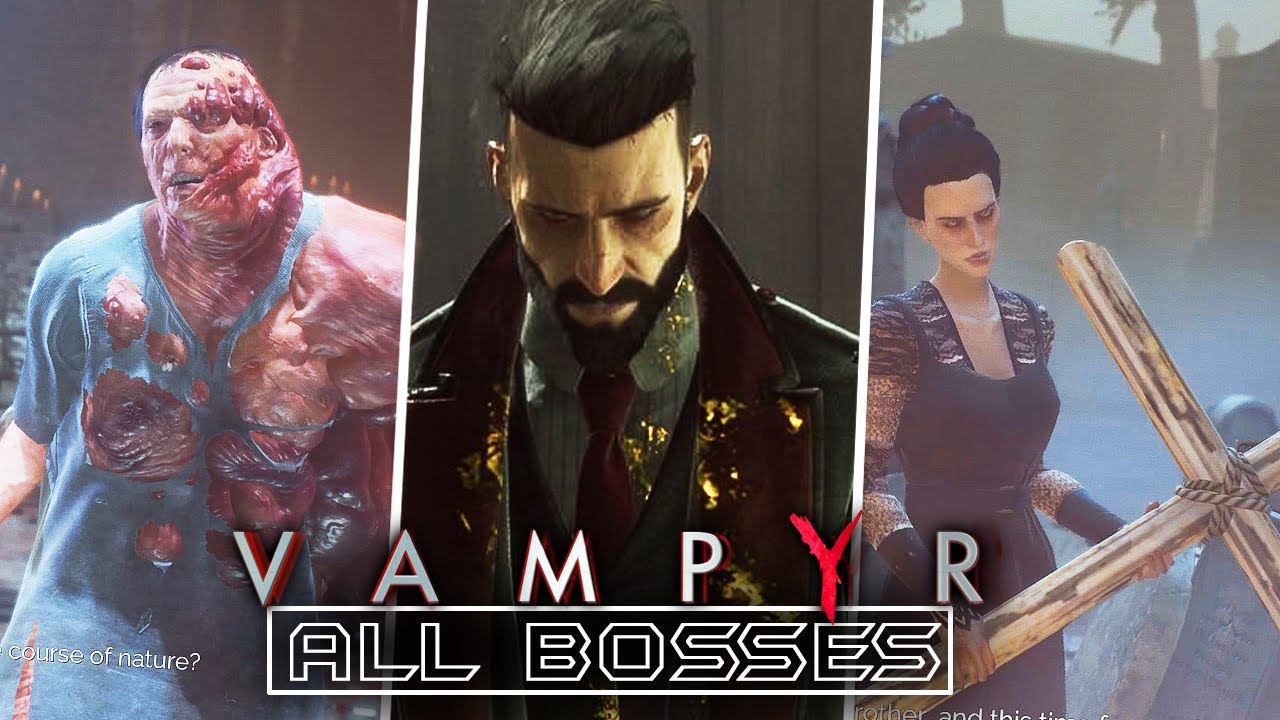 All Boss Fights & Ending -VAMPYR PS5 Gameplay