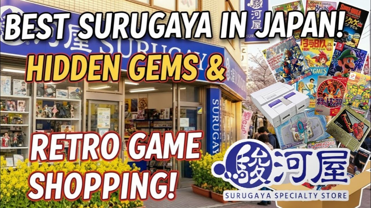 The BEST Retro Game Store In Chiba! Surugaya Chibachuoten Hidden Gems Outside Of Tokyo Japan 🇯🇵 