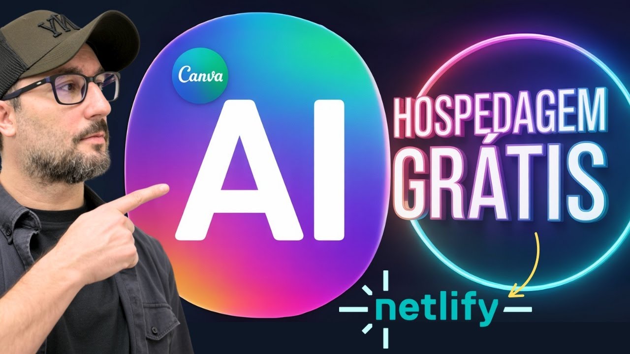 Como Criar e Publicar um Site com Canva AI e Publicar Online no Netlify 100% Grátis