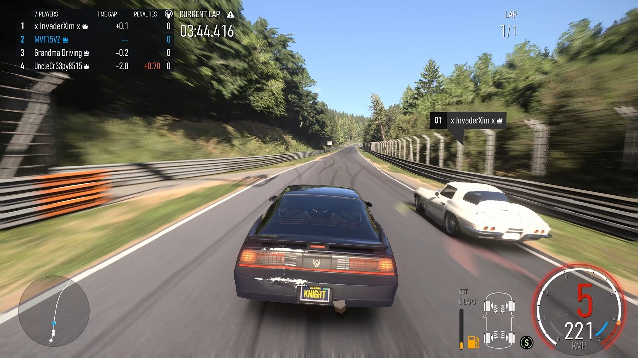 Knight Rider K.I.T.T. Firebird T/A Is Versatile For B-Class (Forza Motorsport)