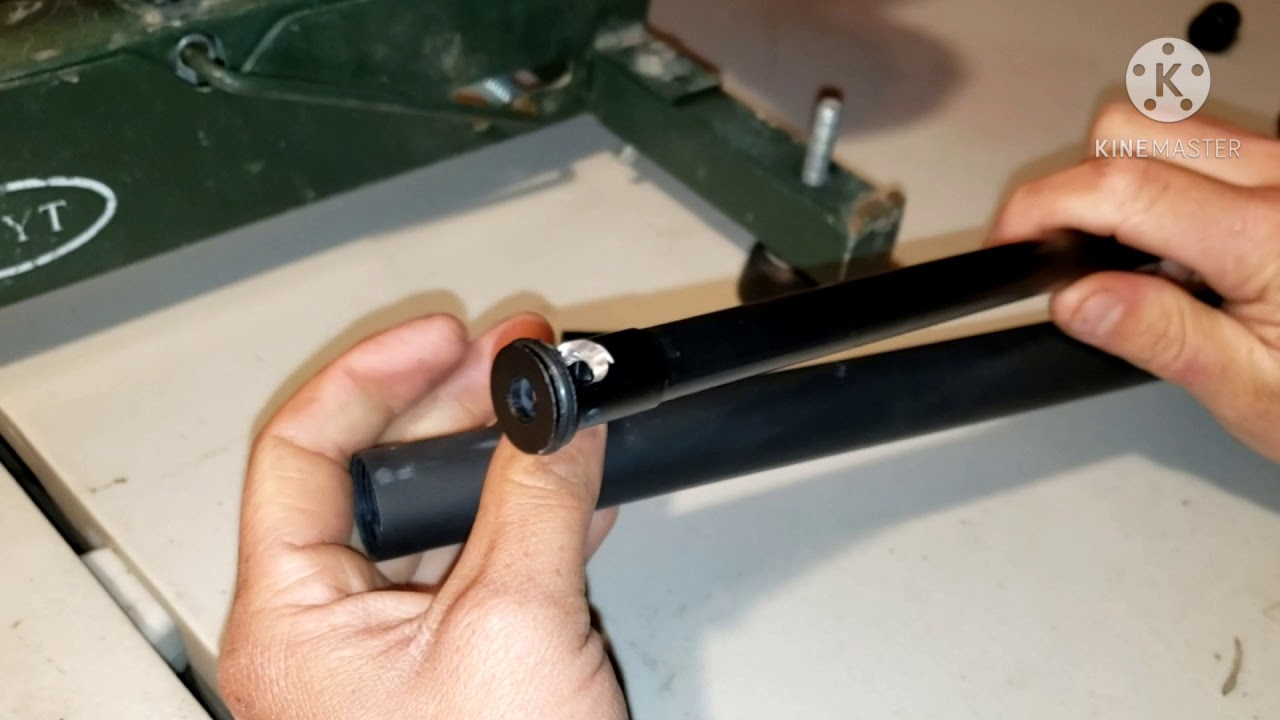 How to remove the barrel and shroud from the benjamin kratos and any other pcp air rifle.