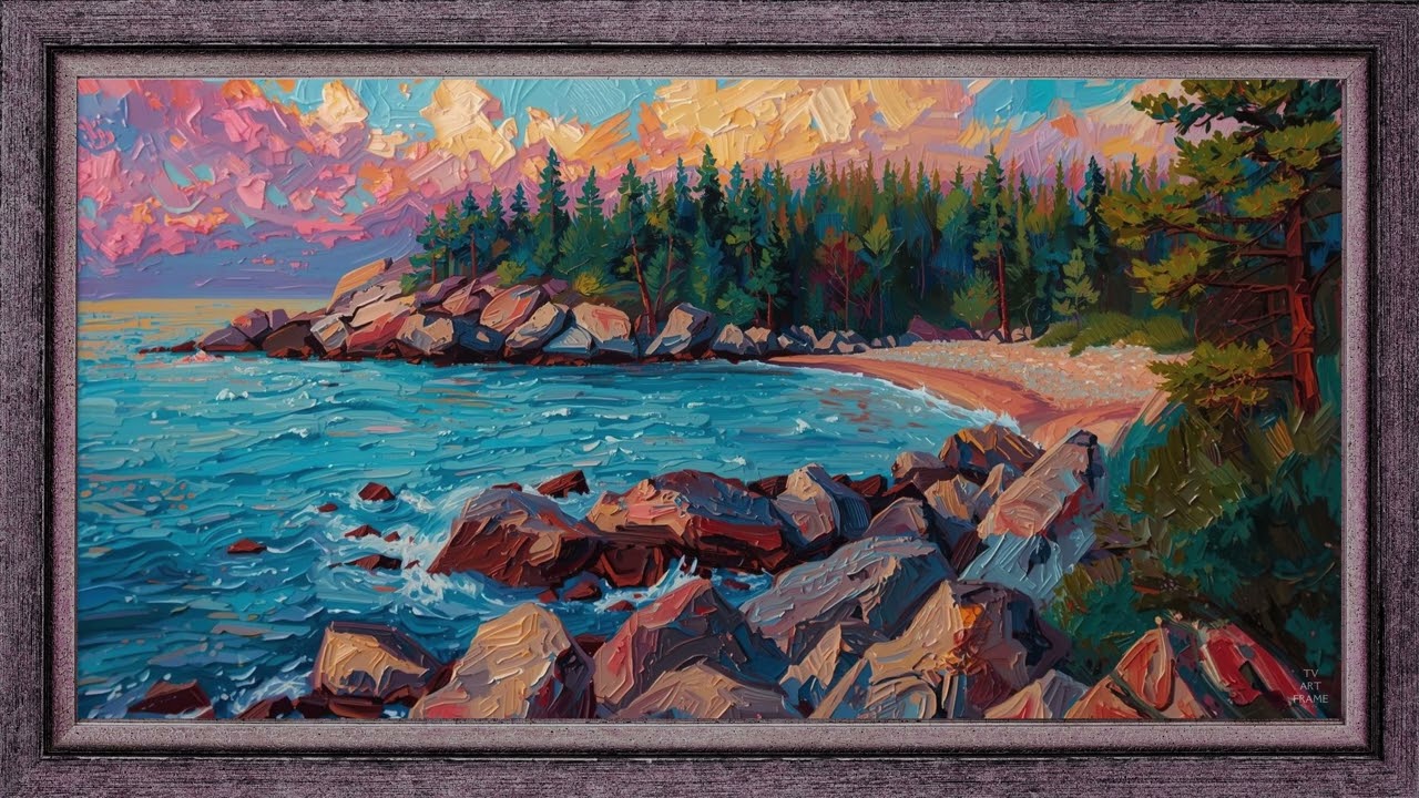 Finland, during summer twilight | Tv Art for Samsung The Frame | No Music | 4K