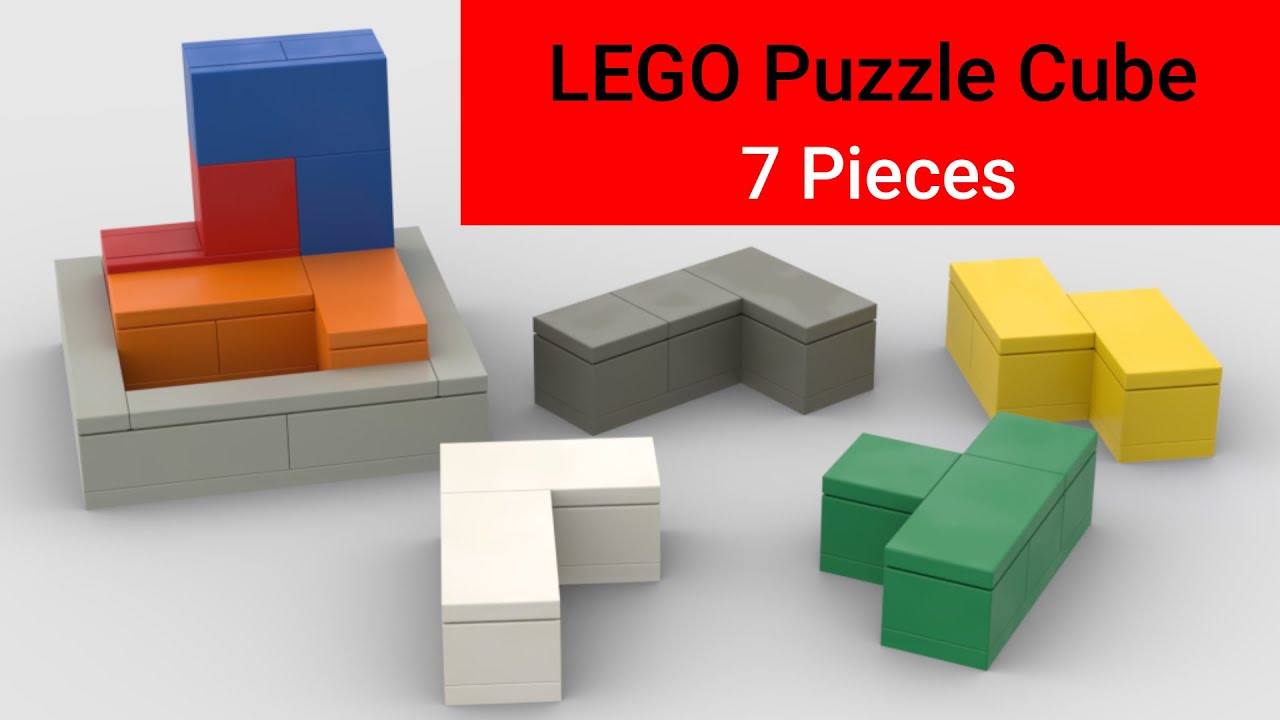 LEGO Puzzle Cube - Easy to make - Full tutorial