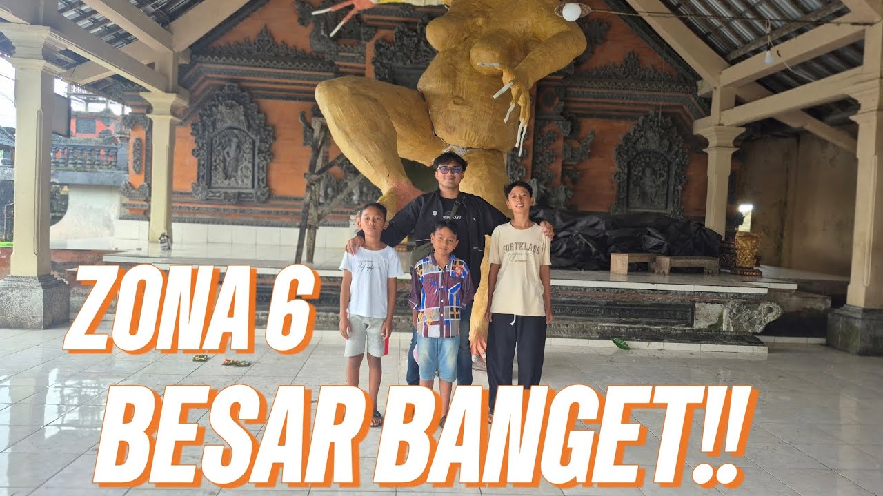 Menuju zona 6. Ogoh ogoh disini saingan Tainsiat