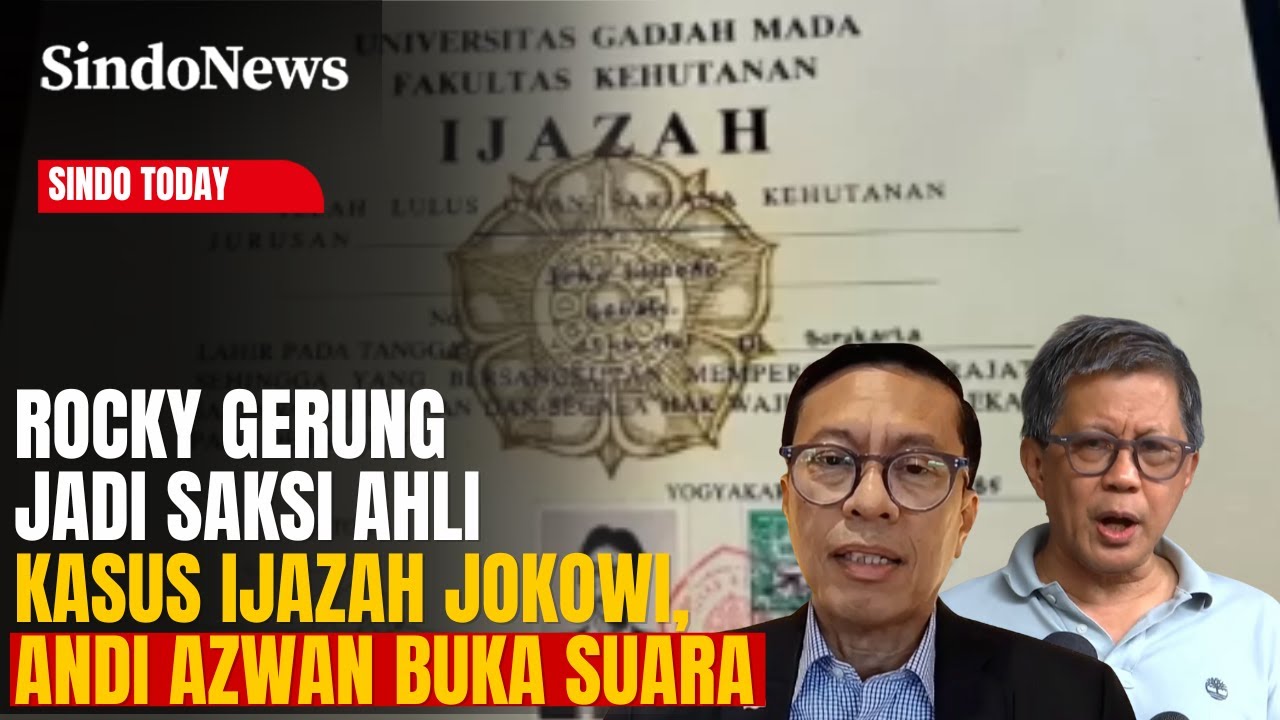 Rocky Gerung Jadi Saksi Ahli Kasus Ijazah Jokowi, Respons Keras Andi Azwan | Sindo Today |28/01