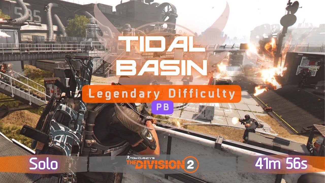 Tidal Basin - Legendary difficulty - Solo - 41m 56s |Tom Clancy's The Division 2|