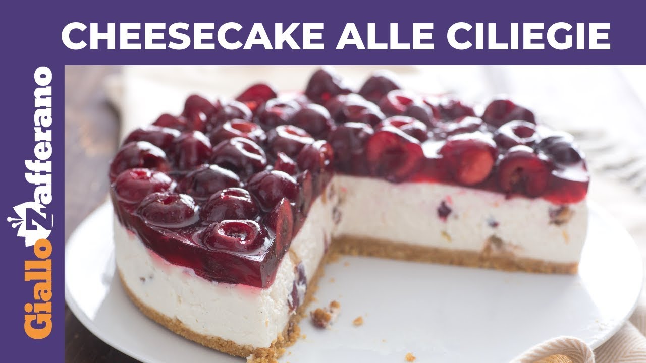 CHEESECAKE ALLE CILIEGIE - Ricetta perfetta!