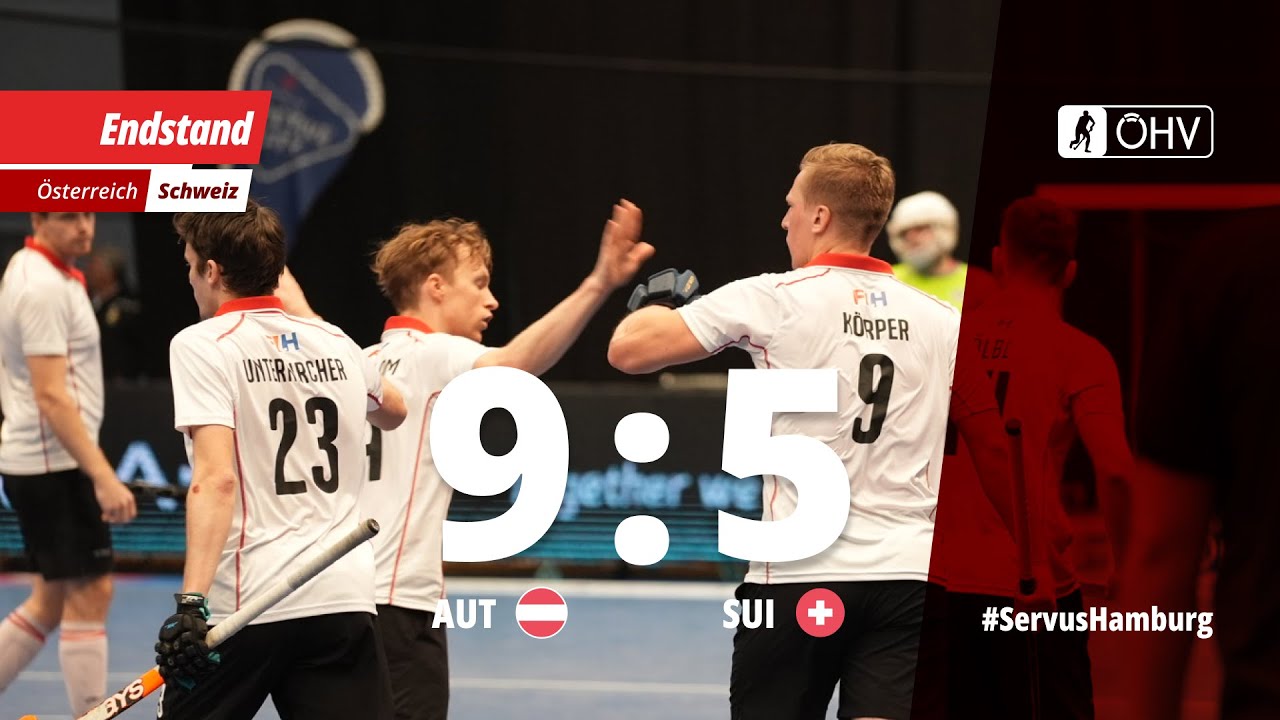 Austria vs. Switzerland 9:5  | Highlights EuroHockey Indoor Championship 2022 Hamburg