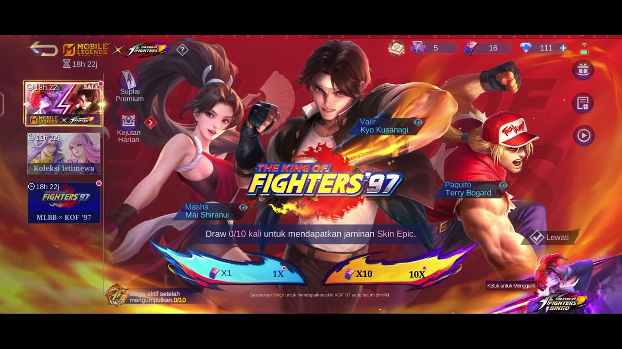 Kena Kutukan 😭 #MLBB #mobilelegends #kof 