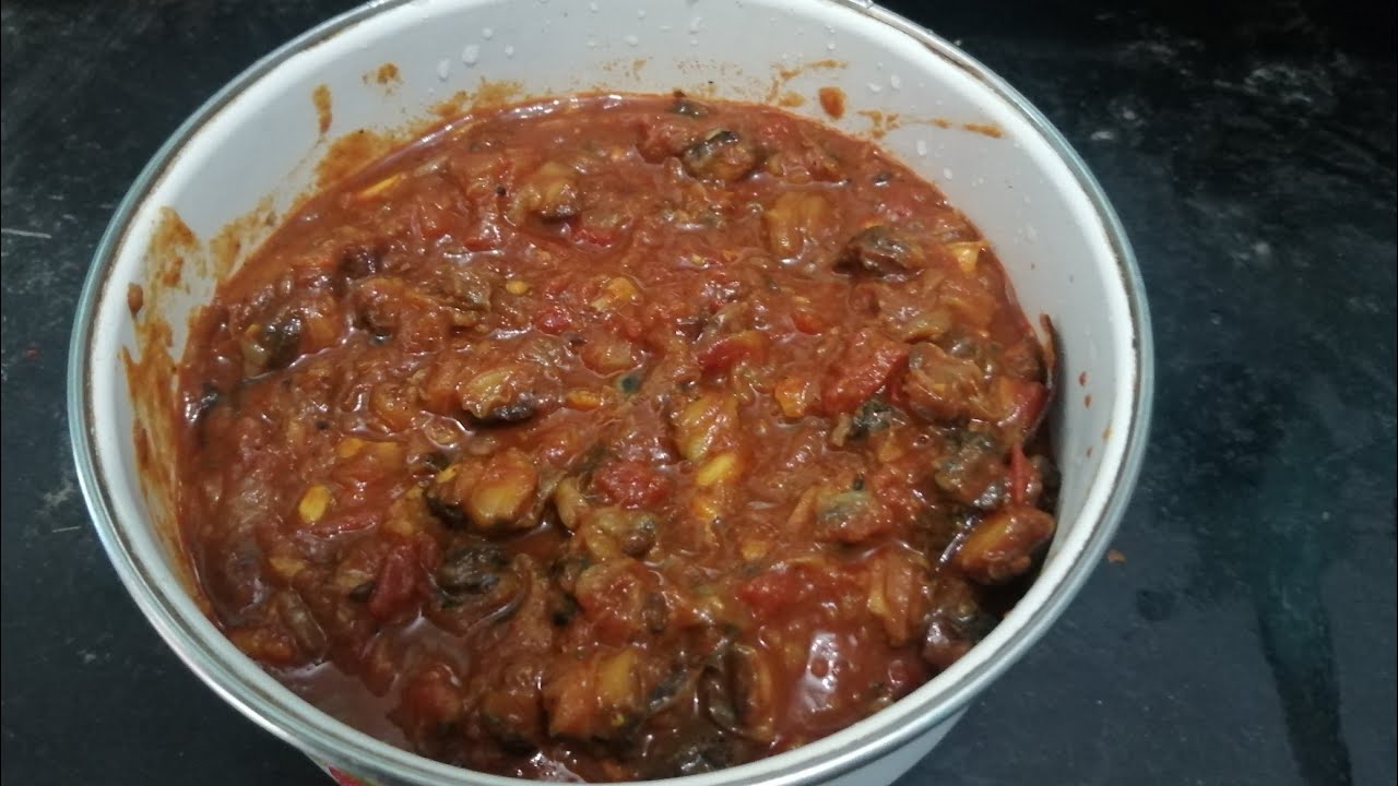 Nathai curry in tamil நத்தை கறி கிரேவி நத்தை கறி குழம்பு #nathaicurry