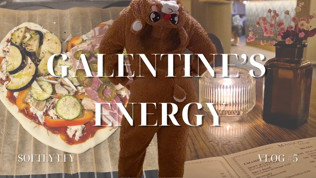 Single on Valentine’s? We Made It Better 💌 | Cozy Bar, Heart-Shaped Pizza & Sleepover