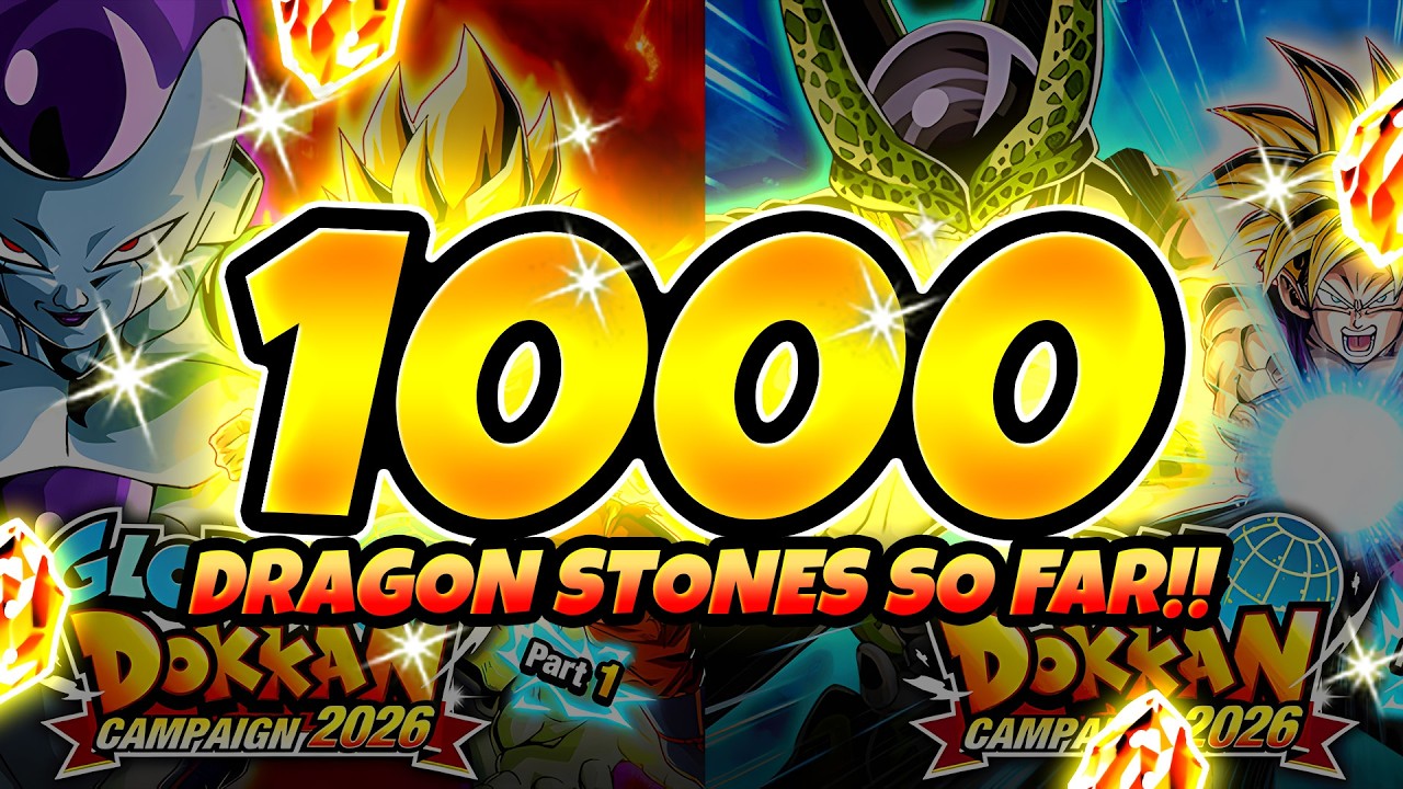 WTF OVER 1000 STONES IN GDC 2026 SO FAR?! Reviewing biggest Celebration EVER! | DBZ Dokkan Battle