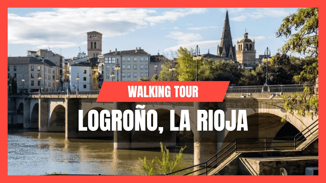Walking tour Logroño La Rioja | North of Spain [4K]