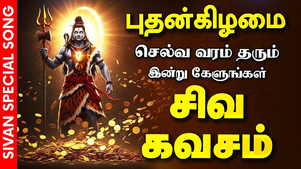 🔴LIVE SONGS | திங்கட்கிழமை செல்வ வரம் பெற்றிட கேட்க வேண்டிய செல்வ சிவன் கவசம் Sivan Bakthi Songs