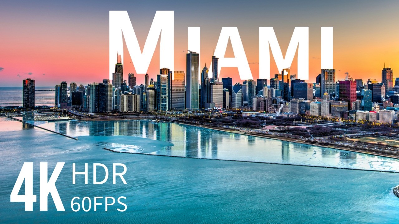 Miami 4k | Experience the Vibrant Energy of Miami 4K UHD | Scenic Relaxation & Travel Inspiration