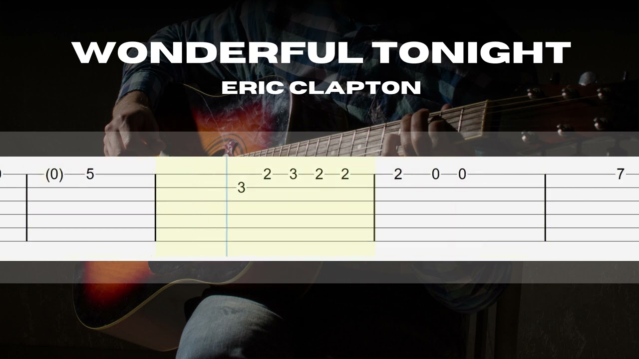 Wonderful Tonight - Eric Clapton | SUPER EASY Fingerstyle Guitar Lesson