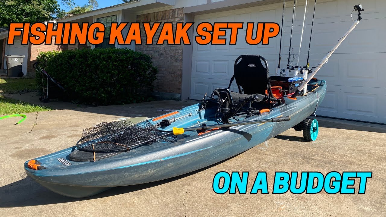My KAYAK Fishing SETUP on a BUDGET