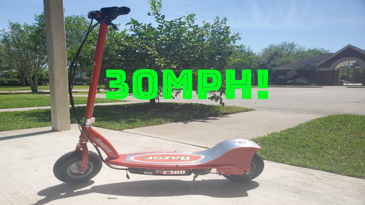 30MPH Razor E300 Final Build!