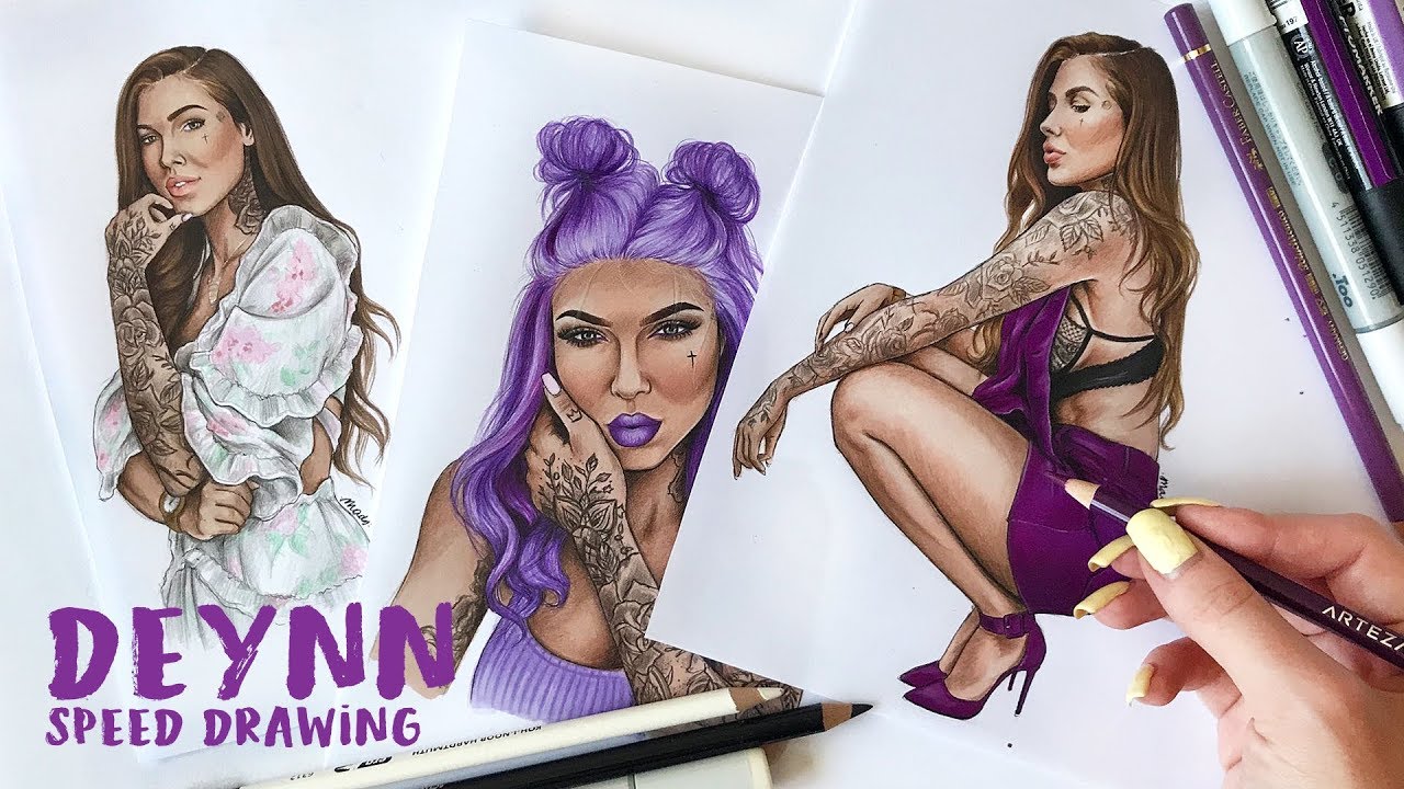 DEYNN 💜 Speed Drawing