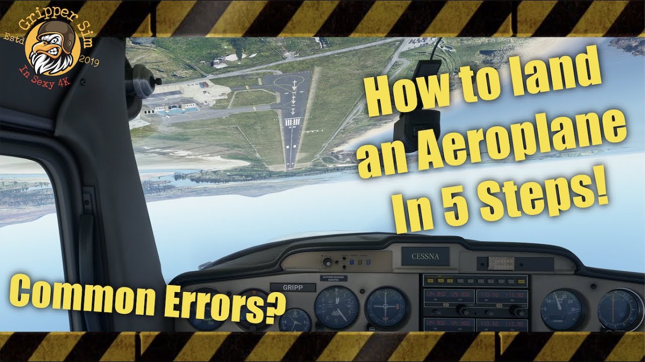 Flight Simulator 2020 | Ep 4 Flight Instructors Landing Tutorial  Ex. 12&13 | Common Landing Errors