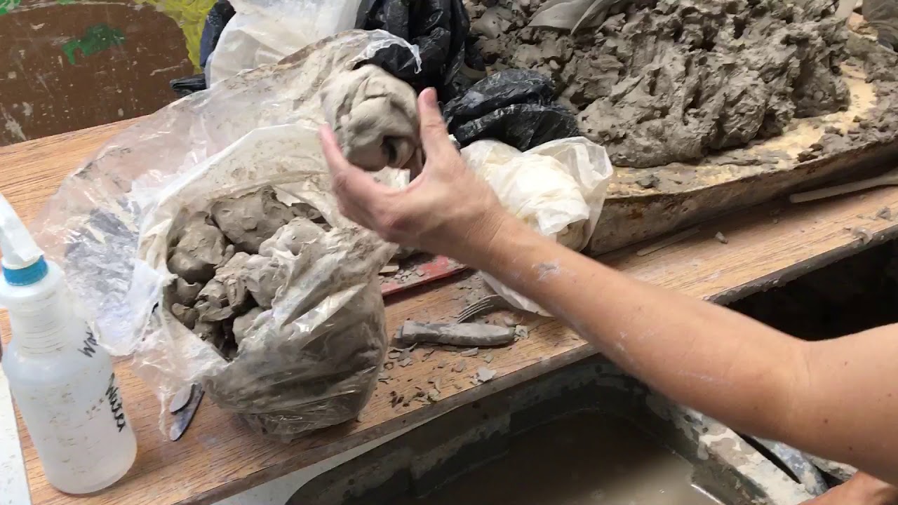 How I recycle clay in my High School Studio