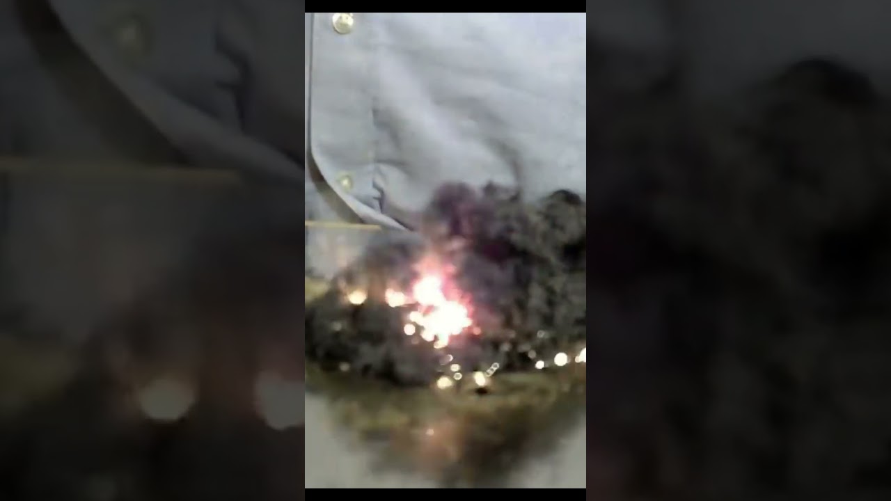 Making Graphene With A Welder #shorts #graphene