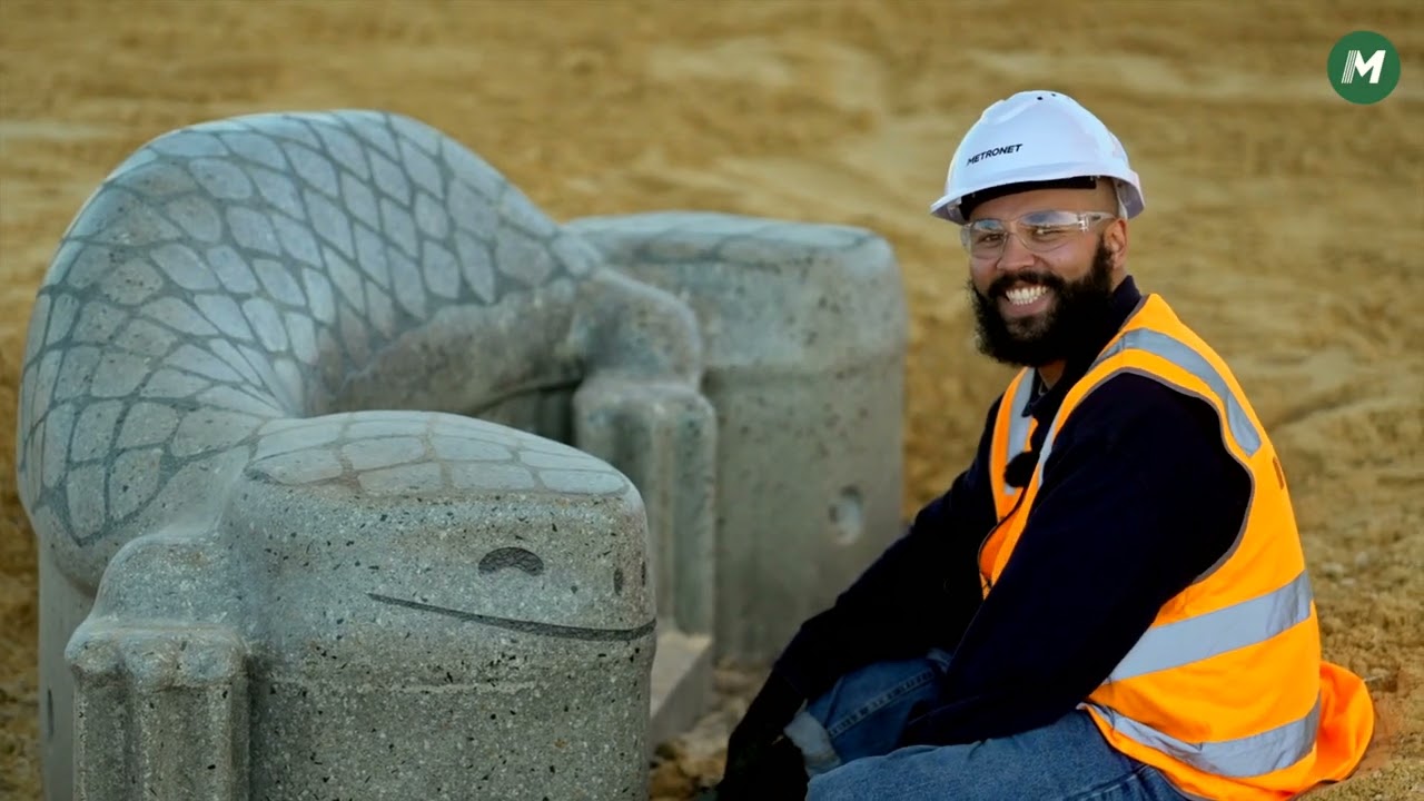METRONET Victoria Park-Canning Level Crossing Removal Project - Public art showcase