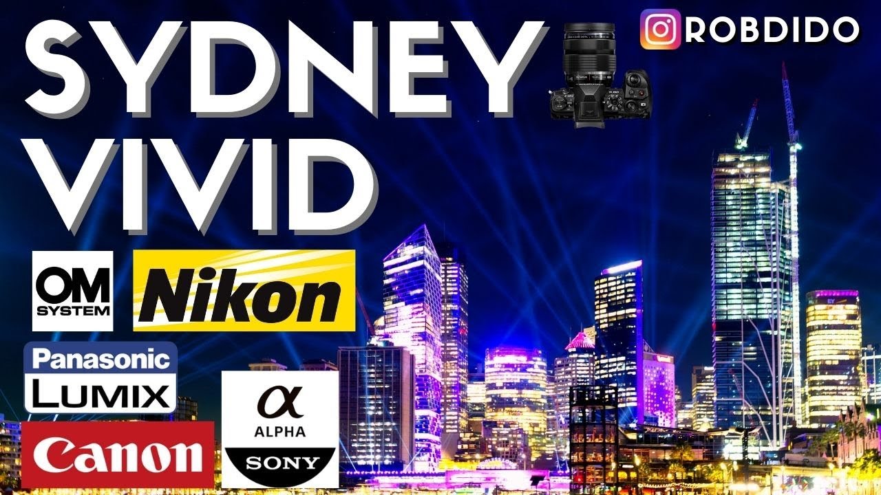 Sydney Vivid Light Photography with OM Systems, Canon, Sony, Fuji, Nikon and Camera House