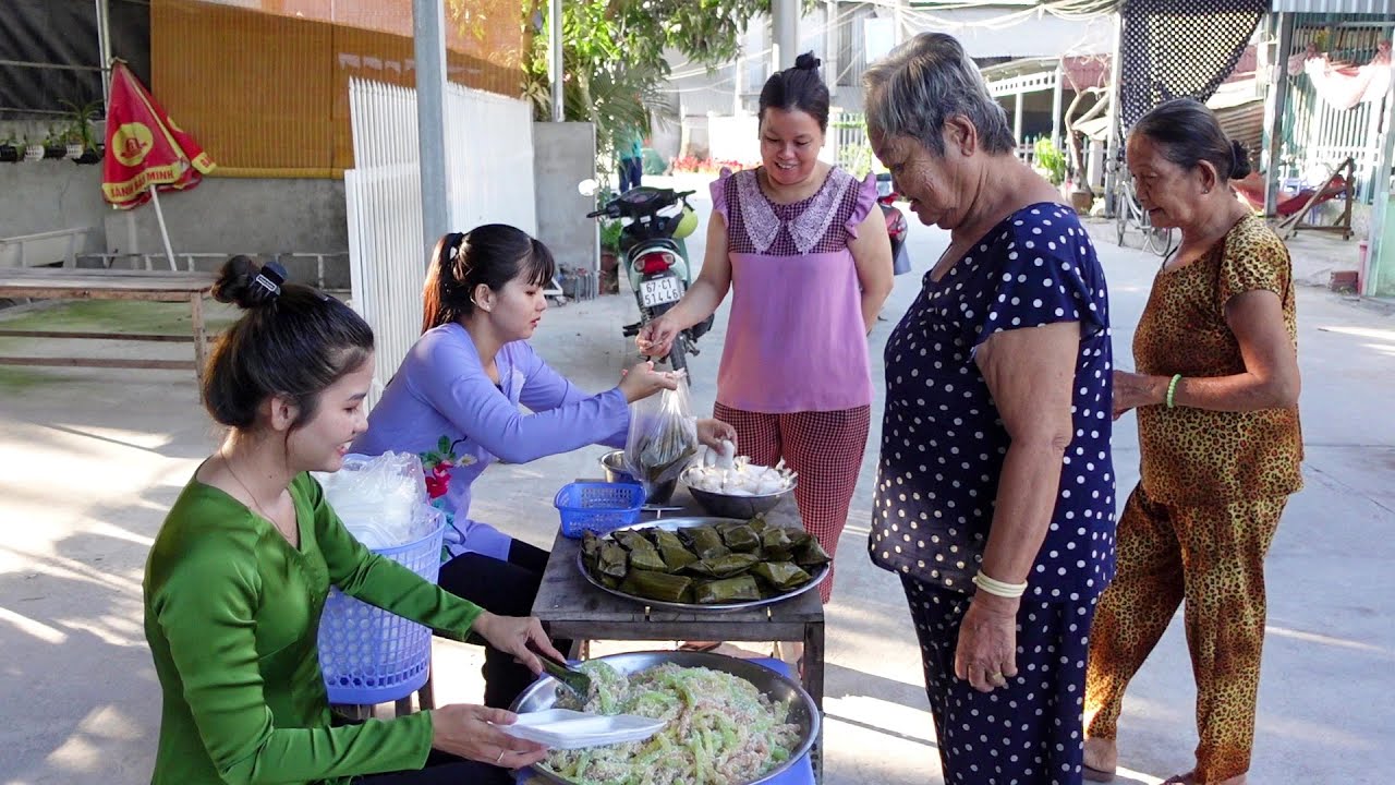 Thu Hoạch Khoai Mì về làm 2 món Bánh hấp dẫn Bán cho Bà Con Ăn Sáng | HQ #1175