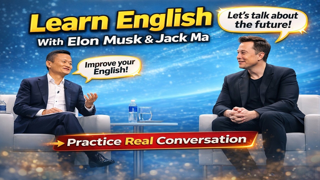 Advanced English Listening Practice | Elon Musk & Jack Ma