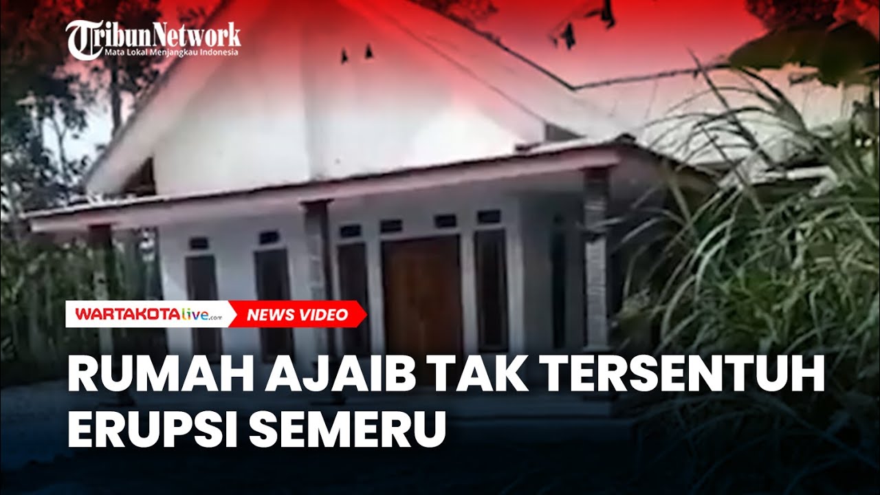 Rumah Ajaib Tak Tersentuh Erupsi Semeru Tetap Utuh dan Bersih