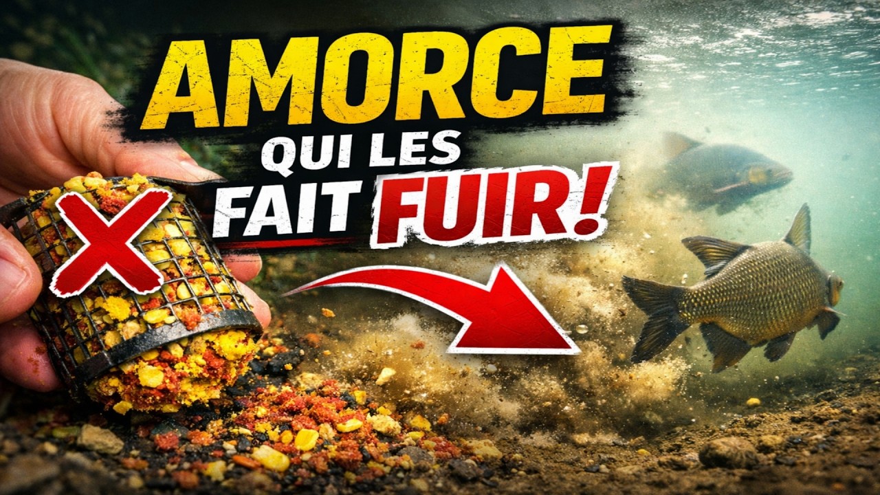 Tu penses les attirer, mais ils s'enfuient ! Pourquoi ton amorce fait fuir les spécimens ? [L'erreu
