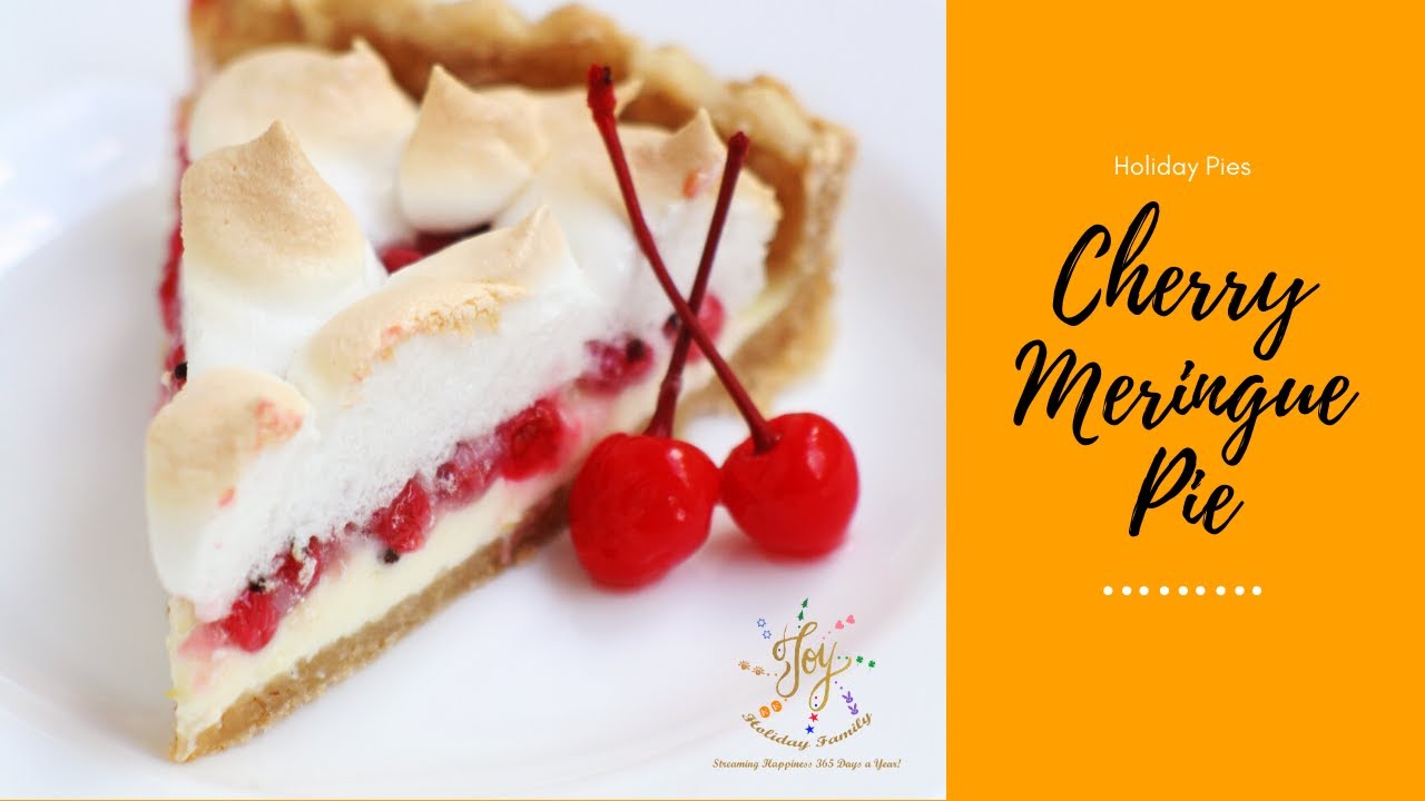 Like A Cloud: Cherry & Meringue Pie