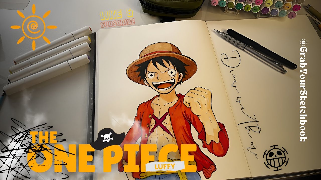 How To Draw Luffy | One Piece | Luffy Easy Step By Step