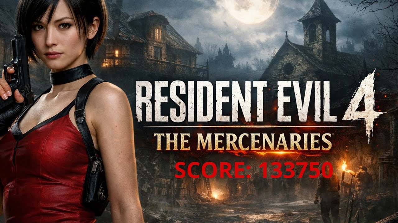 RESIDENT EVIL 4 - THE MERCENARIES ADA- 5 STARS | ALL STAGES | VILLA
