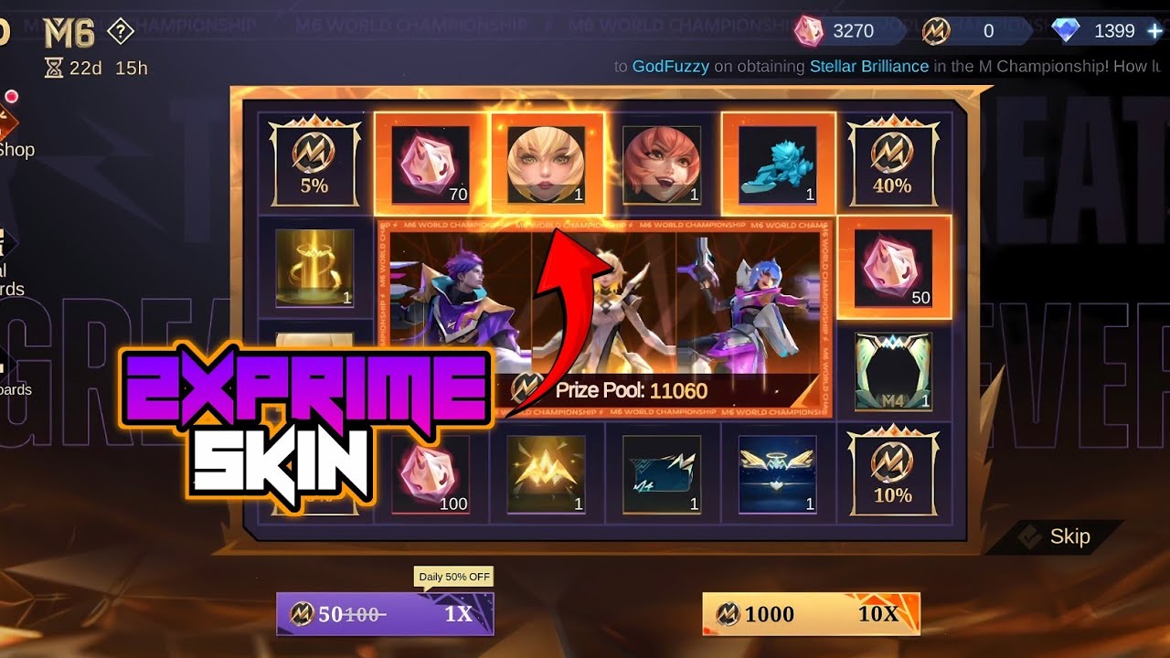 Two Prime Skins For 400 Diamonds!