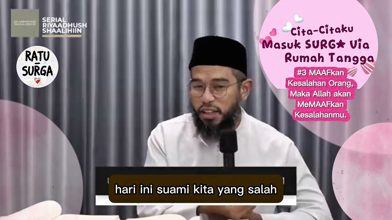 #3-MSVRT =Suami Berzina? Maafkan Kesalahan Orang~Allah Akan Memaafkan Kesalahanmu |Ust Nuzul Dzikri
