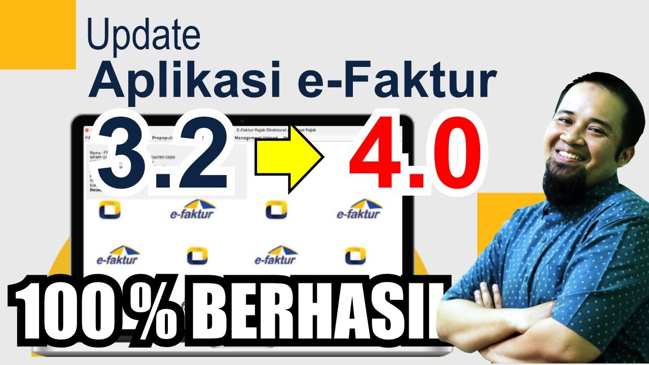 Pasti Berhasil !!! Langkah mudah dan cepat Cara update e faktur 3.2 ke 4.0 #efaktur
