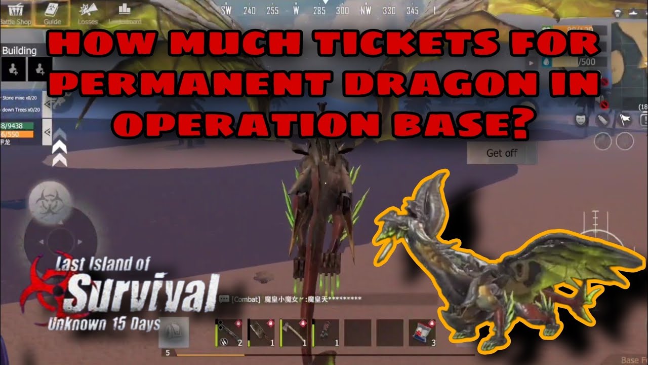 Lets Make Permanent Dragon in Operation Base | Golden Dragon | Last Island Of Survival