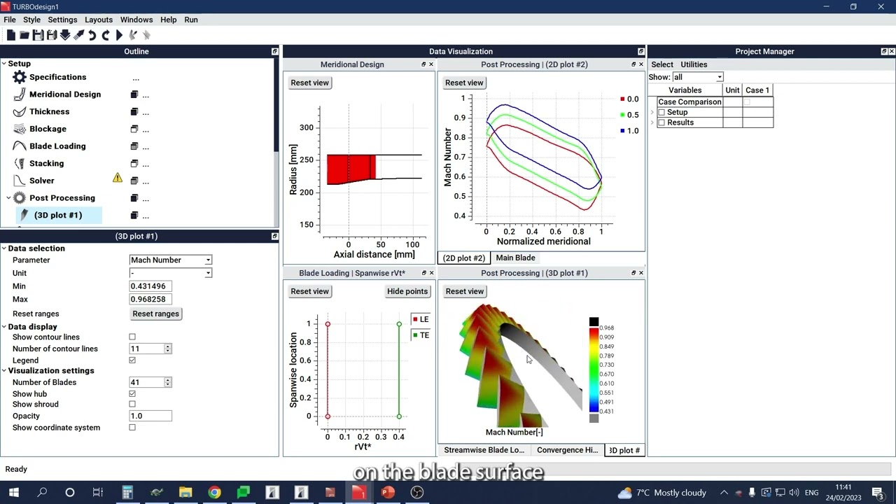 Software Demo: Design of Axial Compressor Rotor and Stator with 3D Inverse Design