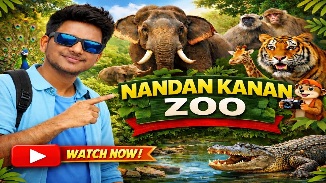 Nandankanan Zoo Vlog 🐯 | White Tiger Safari 🦁 | Full Tour & Travel Guide Odisha