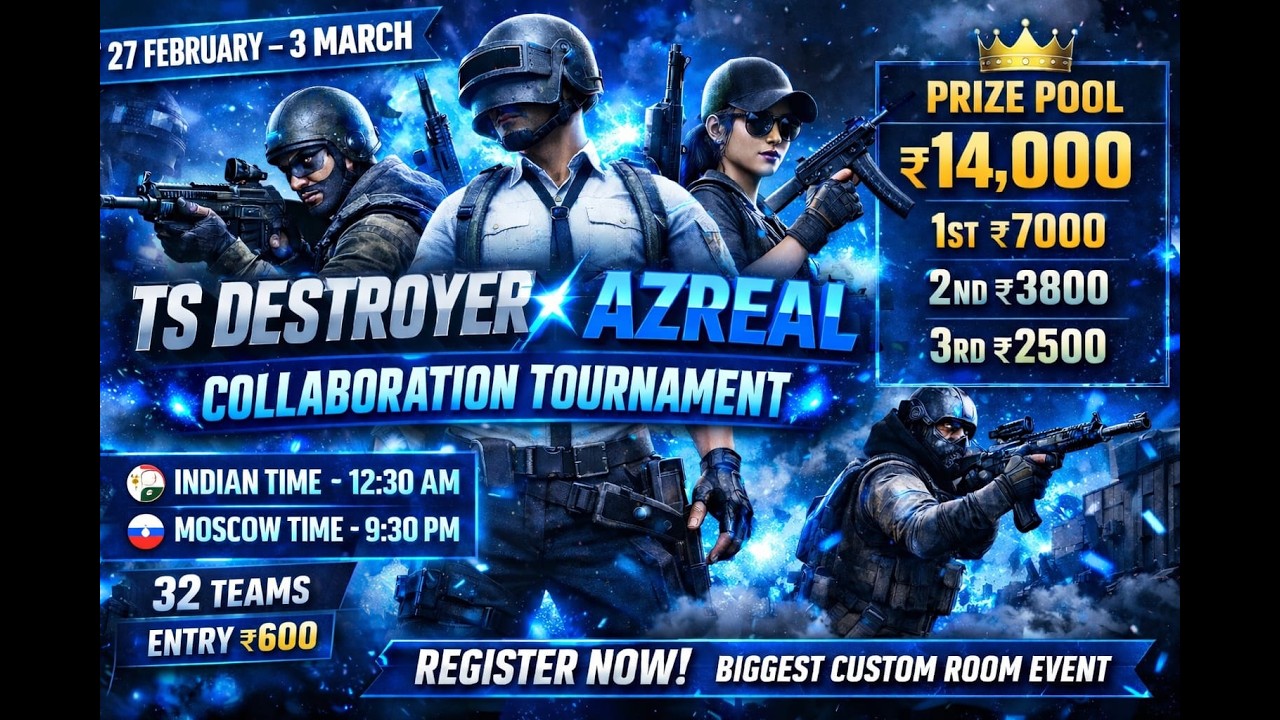 [Hindi] BGIS 2026 FINAL  ROUND DAY 2🔥TS DESTROYERS TOURNAMENT🔥#pubglive