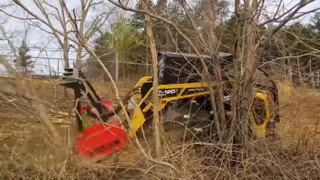 Forestry Mulching Side of Hill
