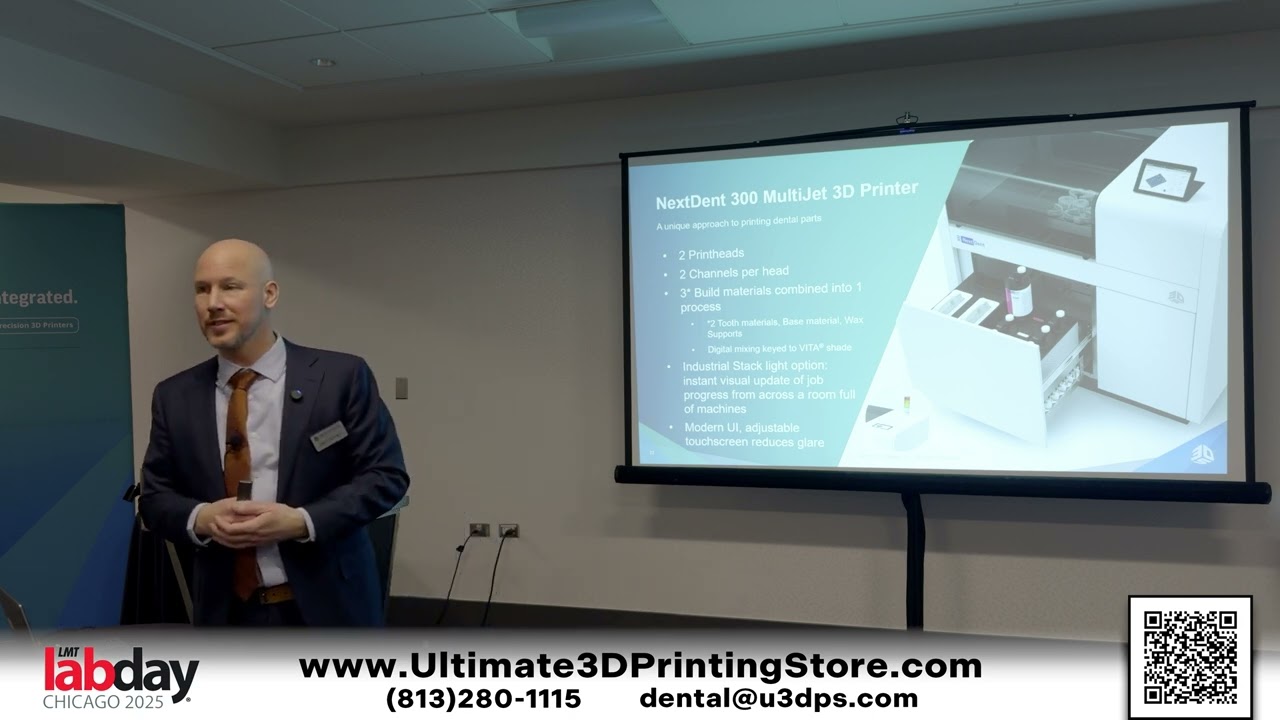The All New NextDent 300 MultiJet 3D Printer / LMT LabDay2025