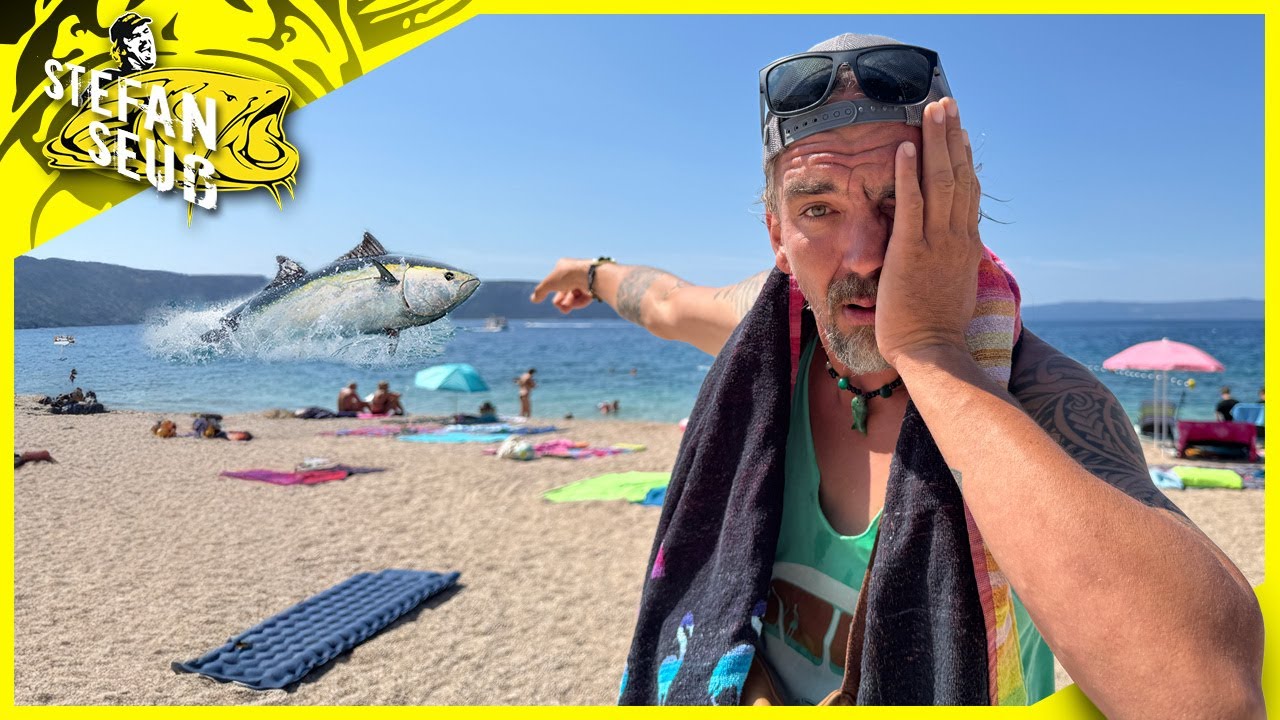 Unglaubliche FISCHE am BADESTRAND | Kann ich sie Fangen? Das glaubt kein Mensch!