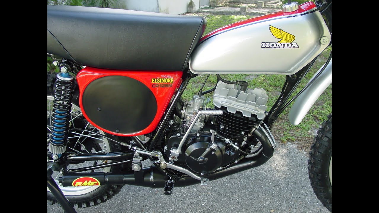 1975 FMF Honda CR125 Elsinore Restoration.  Classic Vintage Motocross Bike