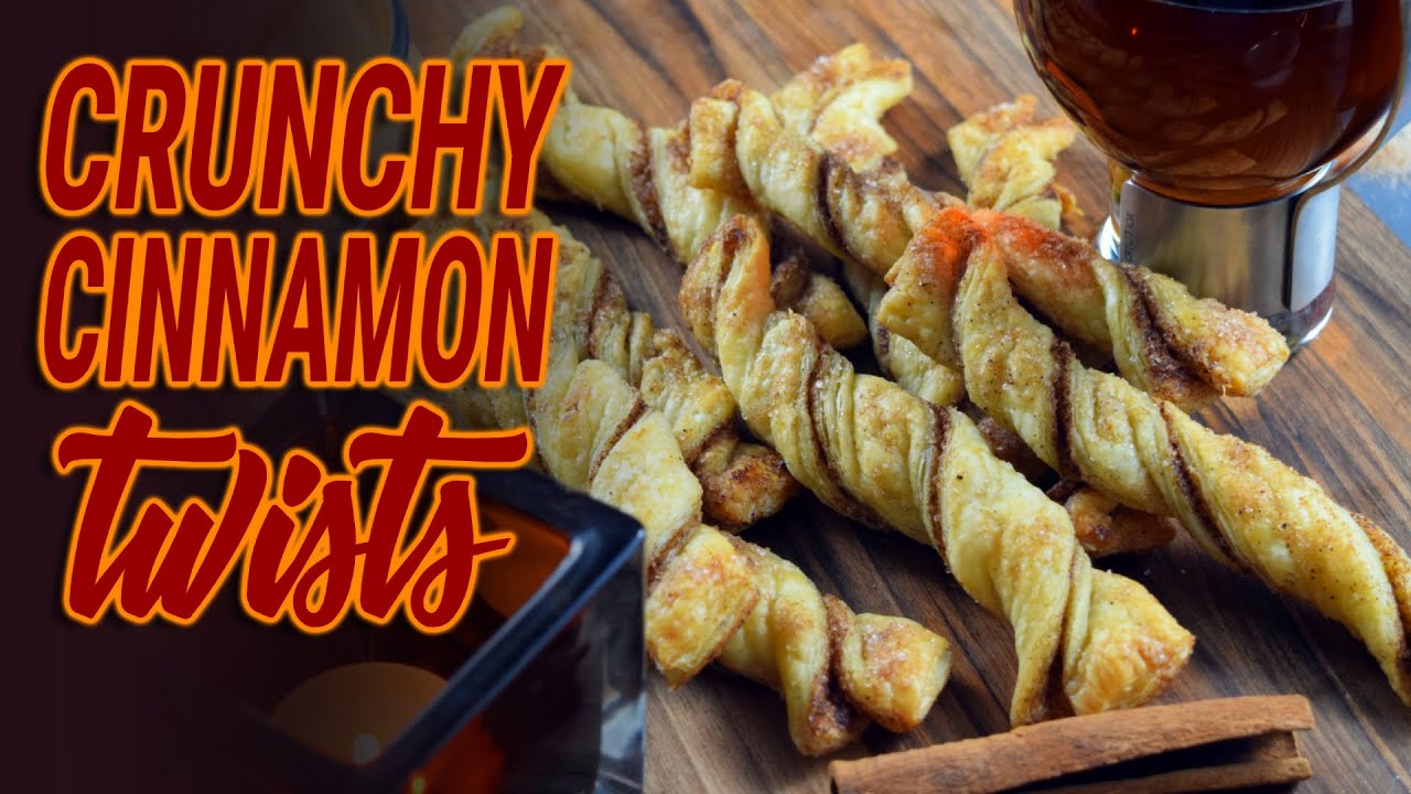 Crunchy Cinnamon Twists [Eng Subs]- شیرینی دارچینی با خمیر هزارلا