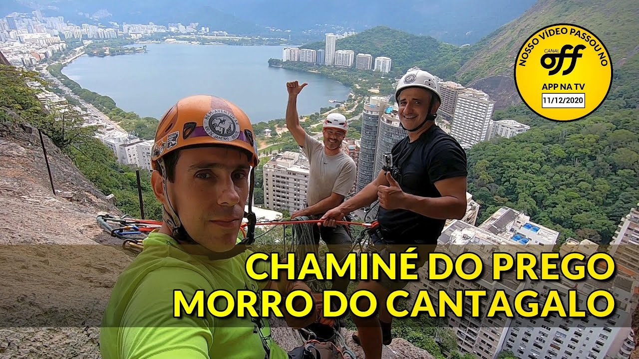 MORRO DO CANTAGALO - ESCALADA NA CHAMINÉ DO PREGO - TÉCNICAS