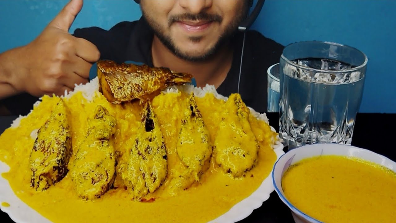 Shorse ilish /  Hilsa Eating With Rice | Hilsa Fry Eating | Hilsa Fish Curry Eating | #Bhukkhadboy